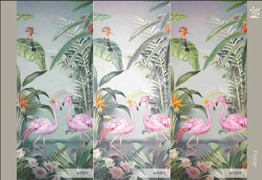 Amazon temalı Flam Vinil Duvar Kağıdı