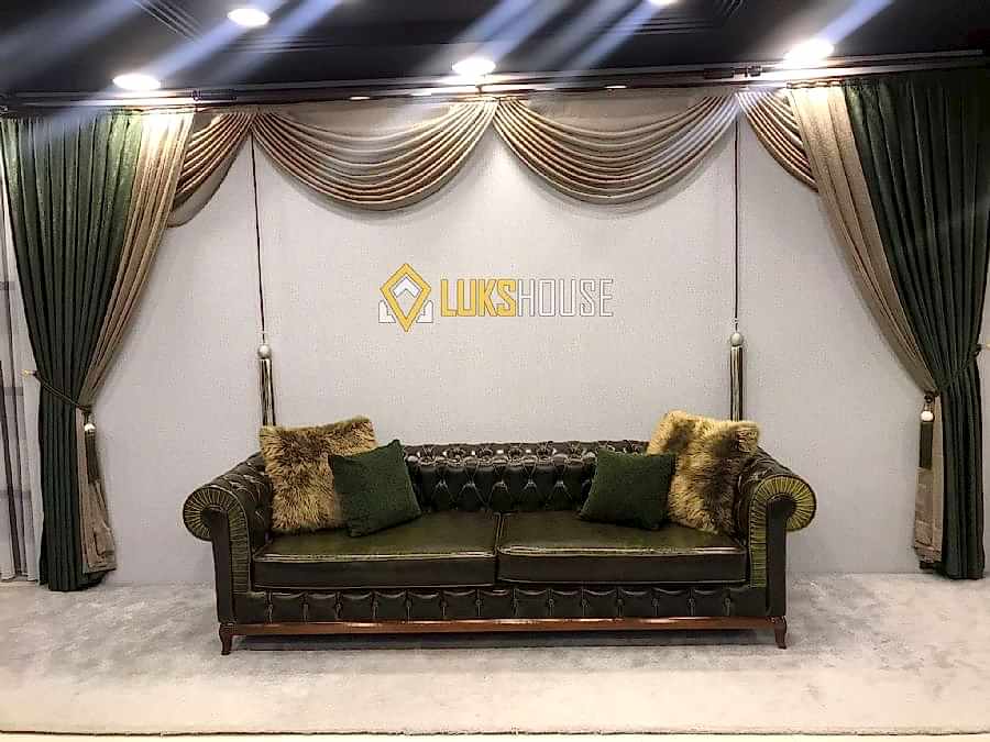 Strong Yeşil Fon Perde