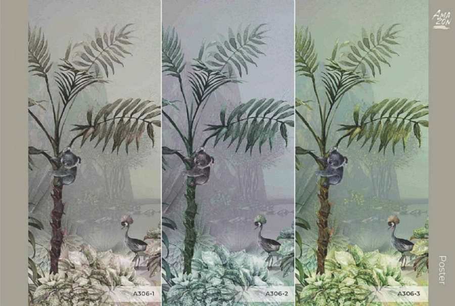 Amazon temalı Ağaç Vinil Duvar Kağıdı