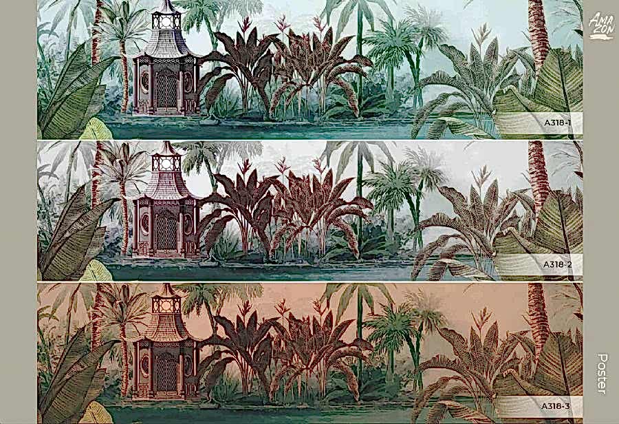 Amazon temalı Three Vinil Duvar Kağıdı